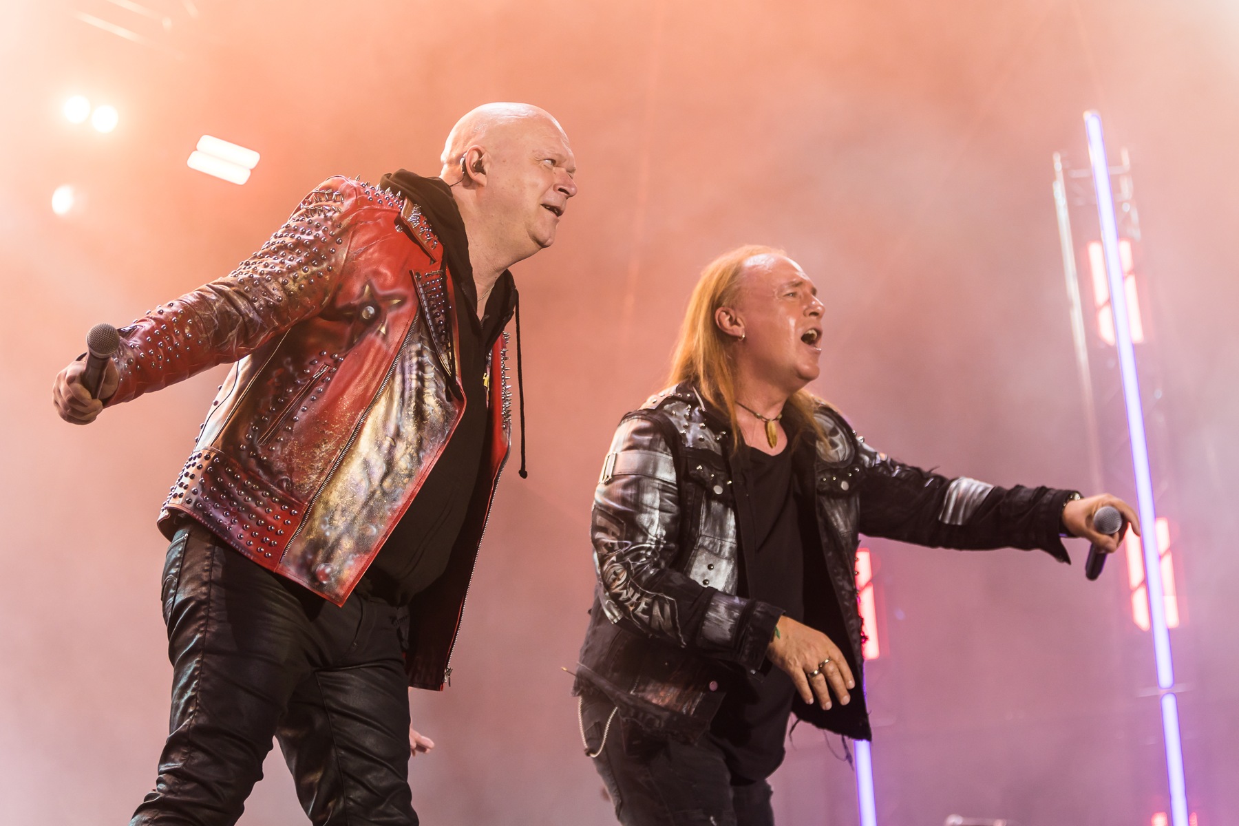 Michael Kiske y Andi Deris durante el festival Rockharz 2026